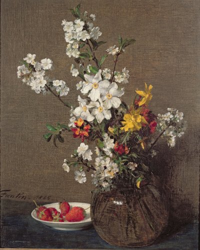 Buquê De Primavera, 1865 de Ignace Henri Jean Fantin Latour