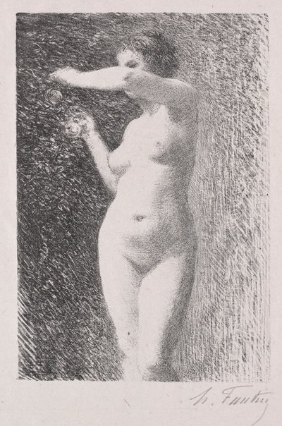 Estudo para Eva, 1898. de Ignace Henri Jean Fantin-Latour