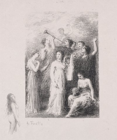 O cego. de Ignace Henri Jean Fantin-Latour