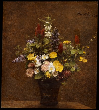 Flores silvestres de Ignace Henri Jean Fantin Latour