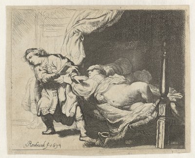 A esposa de José e Potifar de Ignace Joseph de Claussin