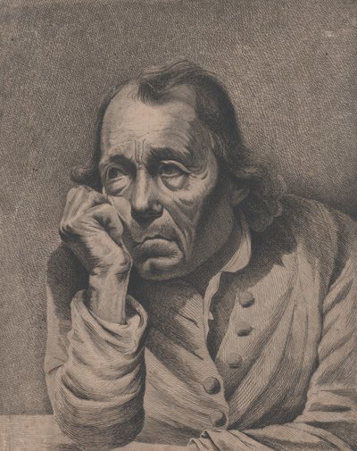 O Homem Melancólico, c. 1800. de Ignace Joseph de Claussin