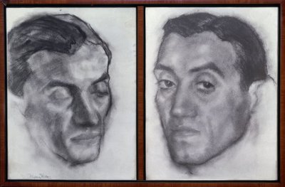 RETRATO DE RAMON PEREZ DE AYALA (1888-1962) ESCRITOR Y PERIODISTA ESPAÑOL - DIBUJO - GENERACION DE 1914 de Ignacio Zuloaga