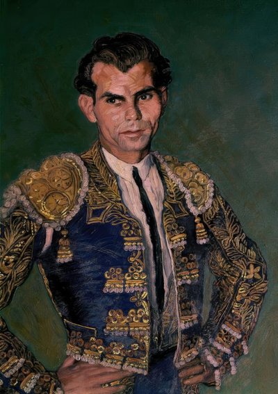 DOMINGO ORTEGA 1945 - DETALHE de Ignacio Zuloaga y Zabaleta