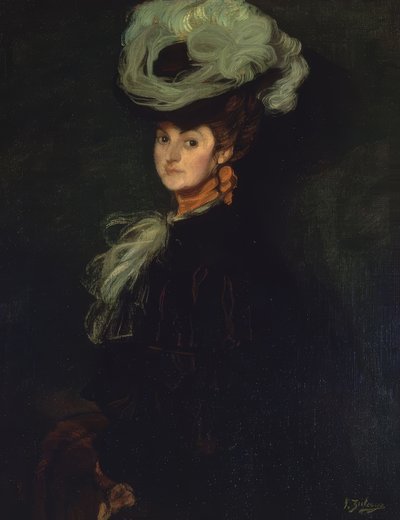 RETRATO DE ANNIE BOURDIN - 1906 - OLEO - LIENZO –101X78 CM de Ignacio Zuloaga y Zabaleta