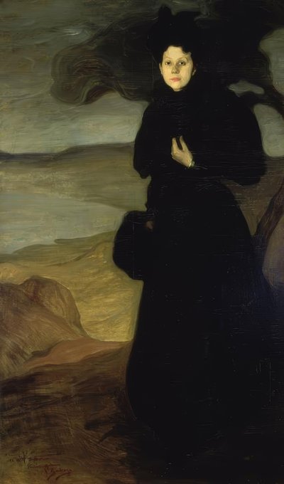RETRATO DE VALOMINE DETHOMAS - 1894-95 - P - L - 200X120 CM de Ignacio Zuloaga y Zabaleta