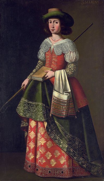 Santa Margarida de Antioquia como Pastora de Ignacio de Ries