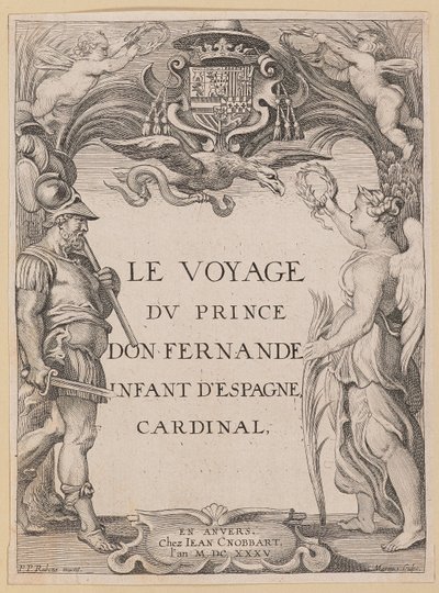 Página de rosto para Le Voyage Du Prince Don Fernando Infante d