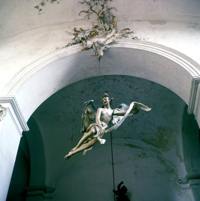 Anjo da Guarda (terracota) de Ignaz 1725 75 Gunther