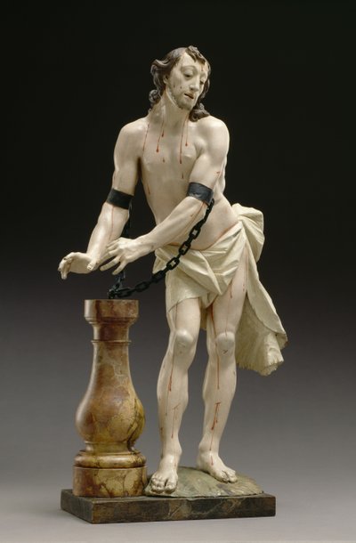 Cristo na coluna, 1754 de Ignaz Gunther