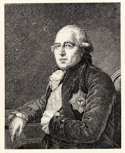 Retrato de Ewald Friedrich Graf von Hertzberg 1725-1795. de Ignaz Sebastian Klauber