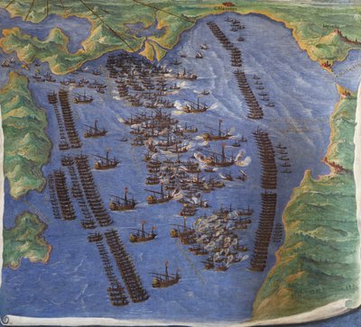 Batalha de Lepanto, 1571 de Ignazio Danti