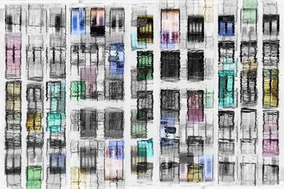 Reflexões de uma cidade colorida de Igor Shrayer