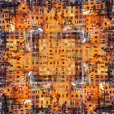 Mosaico urbano denso de Igor Shrayer