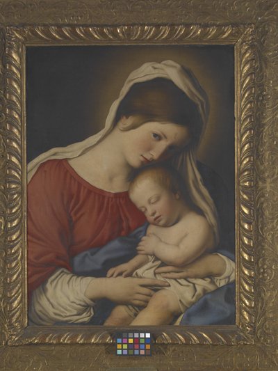 Madonna And Child (óleo sobre tela) de Il (1609 85) Sassoferrato