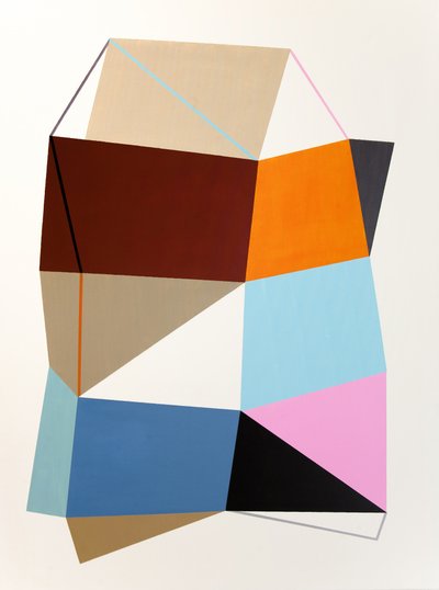 Blocos de cores geométricos de Ildefonso Martín