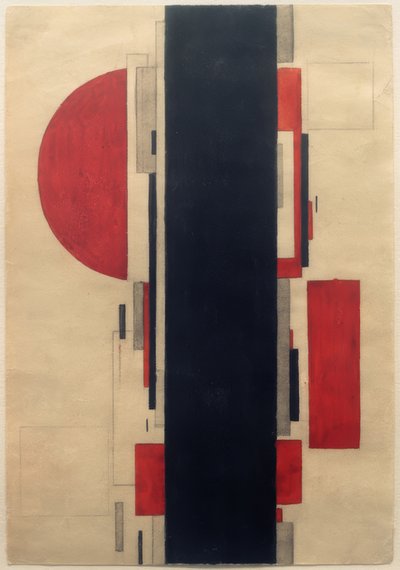 Composição suprematista de Ilja Grigorewitsch Tschaschnik