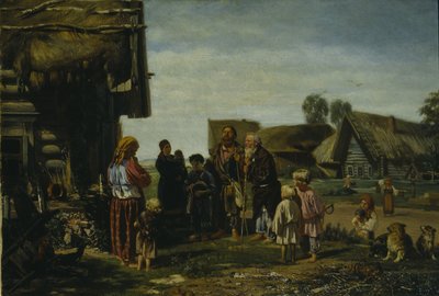 Os Peregrinos, 1870 de Illarion Mikhailovich Pryanishnikov