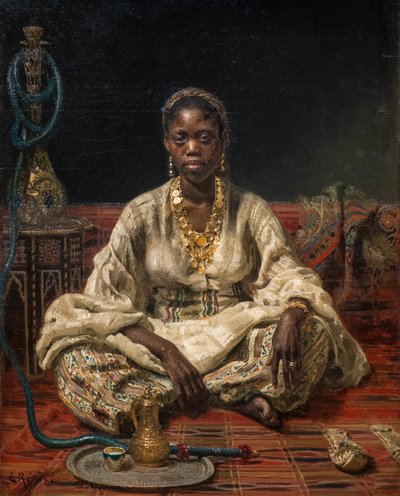 MULHER PRETO de Ilya Efimovich Repin