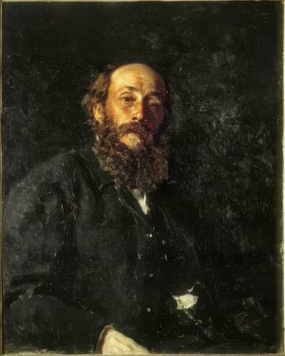 Retrato do pintor Nikolai Gay de Ilya Efimovich Repin