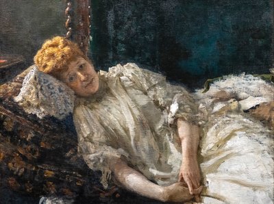 LOUISE DE RIQUET, CONDESSA DE MERCY-ARGENTEAU de Ilya Efimovich Repin