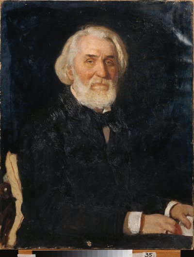 Retrato do escritor Ivan Sergeyevich Turgenev de Ilya Efimovich Repin