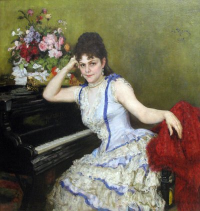 Retrato de SI Menter de Ilya Efimovich Repin