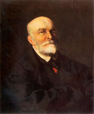 Relatório do cirurgião Nikolai Ivanovich Pirogov, 1881, 1965. de Ilya Efimovich Repin