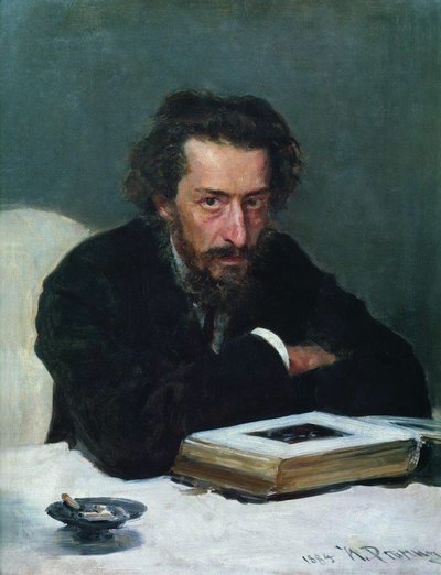 Retrato do compositor Pavel Ivanovich Blaramberg, 1884 de Ilya Efimovich Repin