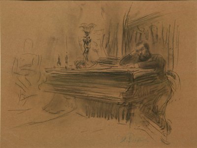 Retrato do compositor Aleksey Fedorovich Kal, 1906 de Ilya Efimovich Repin