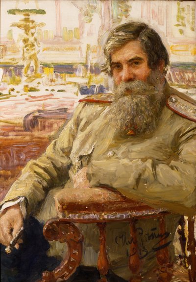 Retrato do neurofisiologista e psiquiatra Vladimir Bekhterev 1857-1927, 1913 de Ilya Efimovich Repin
