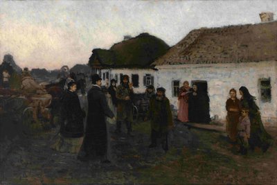 Voltando para Casa, 1876-1877 de Ilya Efimovich Repin