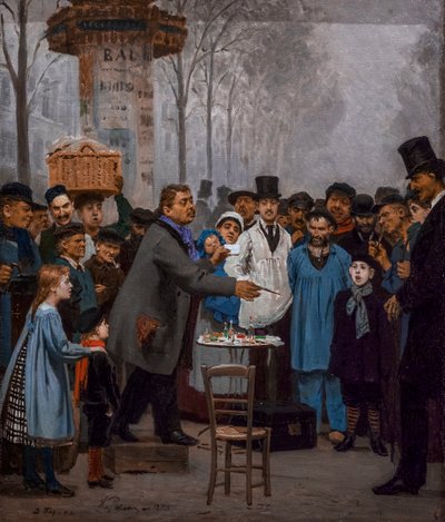O VENDEDOR DE NOVIDADES EM PARIS de Ilya Efimovich Repin