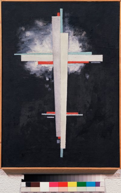 Suprematismo - Suprematismo - Pintura de Ilya Grigoryevich Chashnik (Ilia Tchachnik) (1902-1929), óleo sobre tela de Ilya Grigorevich Chashnik