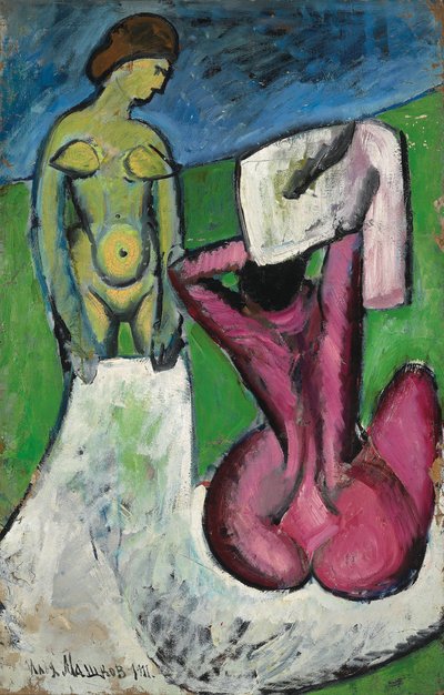 Os banhistas de Ilya Ivanovich Mashkov