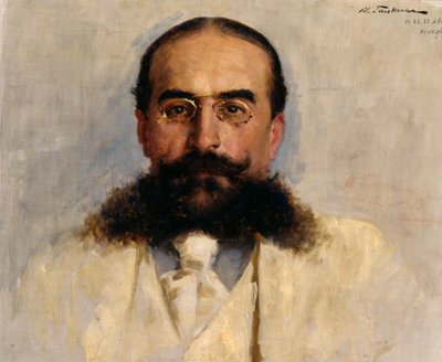 Retrato de Vladimir I. Nemirovich-Danchenko 1858-1943, 1899. de Ilya Savvich Galkin
