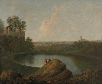 A Cabeça do Lago Nemi de Imitator of Richard Wilson RA