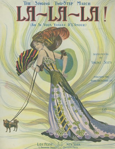 La-La-La (Ah Si Vous Voulez DLAmour), c.1770-1959 (gravura) de Inc. Leo Feist