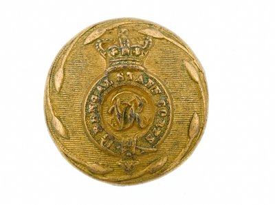 Button, Bengal Staff Corps, 1876-1891 de Indian School