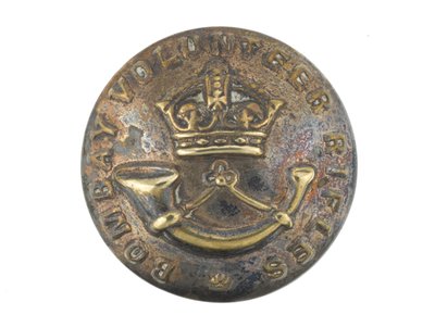 Button, Bombay Volunteer Rifles, pré-1901 de Indian School