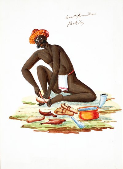 Sapateiro (wc no papel) de Indian School