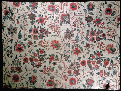 Têxtil decorativo, 1725-50 de Indian School