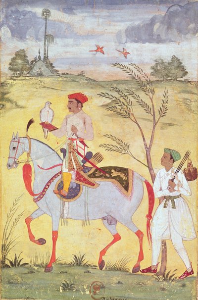 Imperador Jahangir (1569-1627) de Indian School