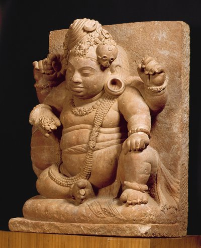 Figura de Siva como Vamana, Mansar Maharashtra (arenito vermelho) de Indian School