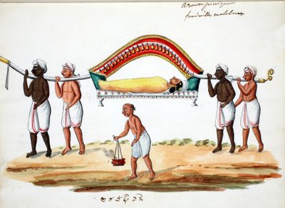 Procissão fúnebre (wc no papel) de Indian School