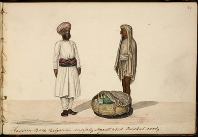 Kassim Bohori, Agente de Aprovisionamento. Belgaum de Indian School