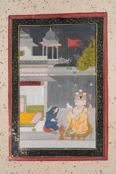 Ragini de Khambhavati, c.1790 de Indian School
