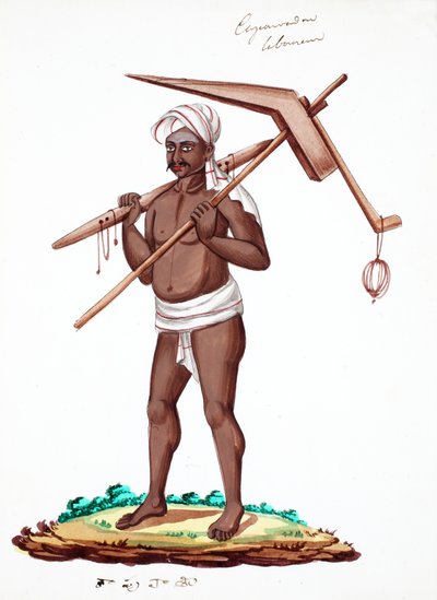 Trabalhador (wc no papel) de Indian School