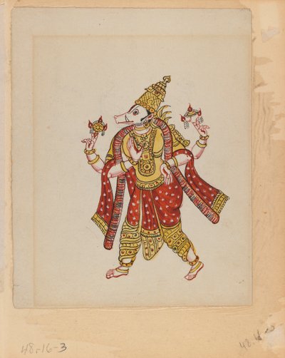 Um de um conjunto de nove imagens mostrando índios em diferentes profissões (wc no papel) de Indian School