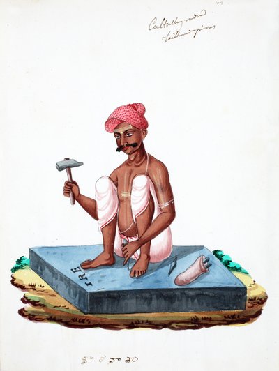 Pedreiro (wc no papel) de Indian School